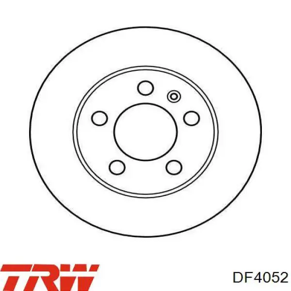 Тормозные диски DF4052 TRW