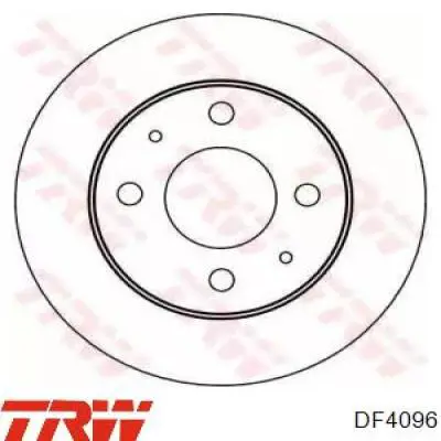 Передние тормозные диски DF4096 TRW