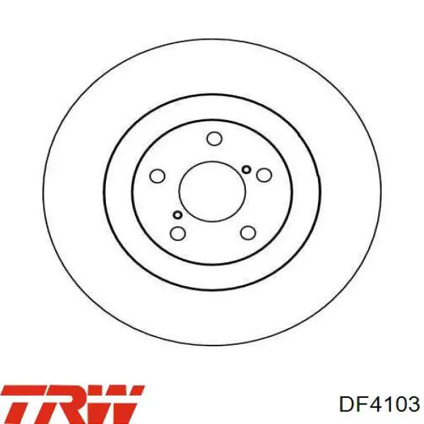 Купить DF4103 TRW Ротор тормозной