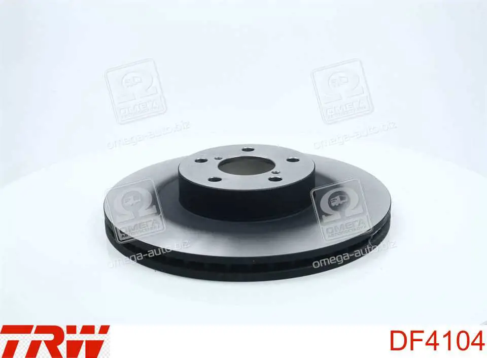 DF4104 TRW диск тормозной передний