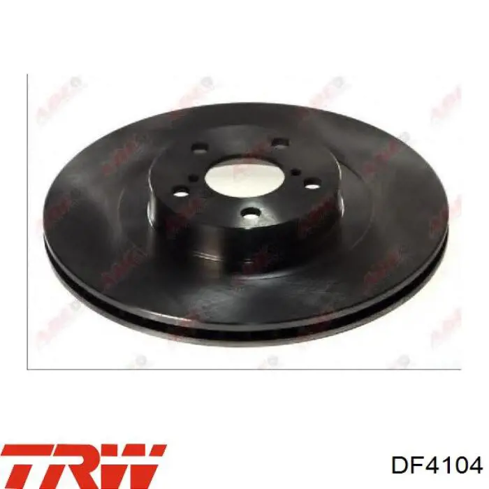 Тормоз дисковый передний TRW DF4104 цена, от 53.04 USD