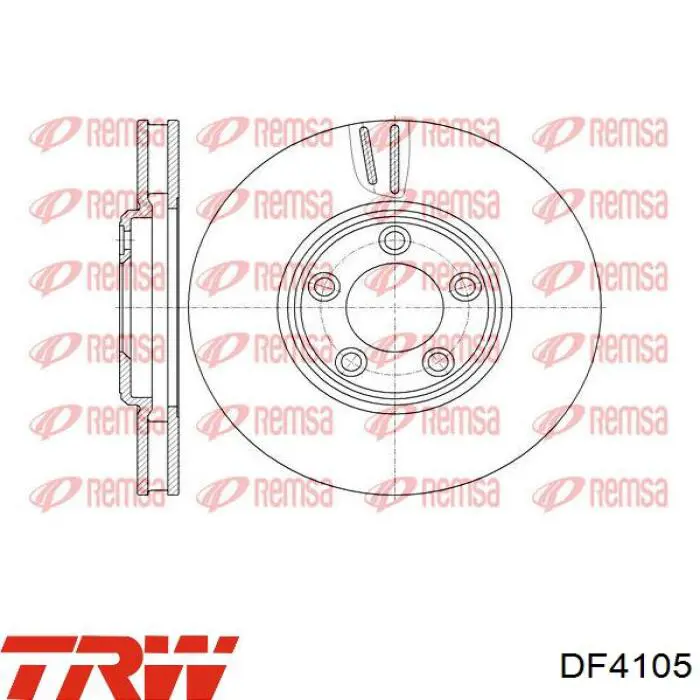 Купить DF4105 TRW Ротор тормозной