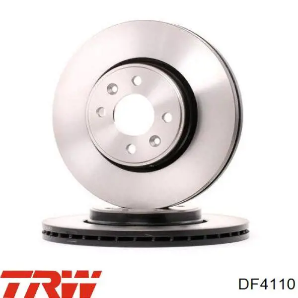 Передние тормозные диски DF4110 TRW