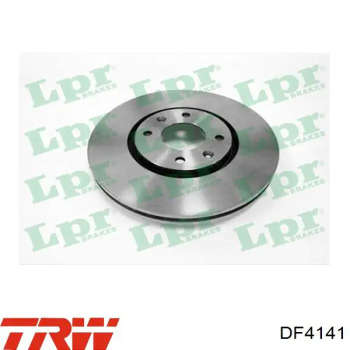 Передние тормозные диски DF4141 TRW