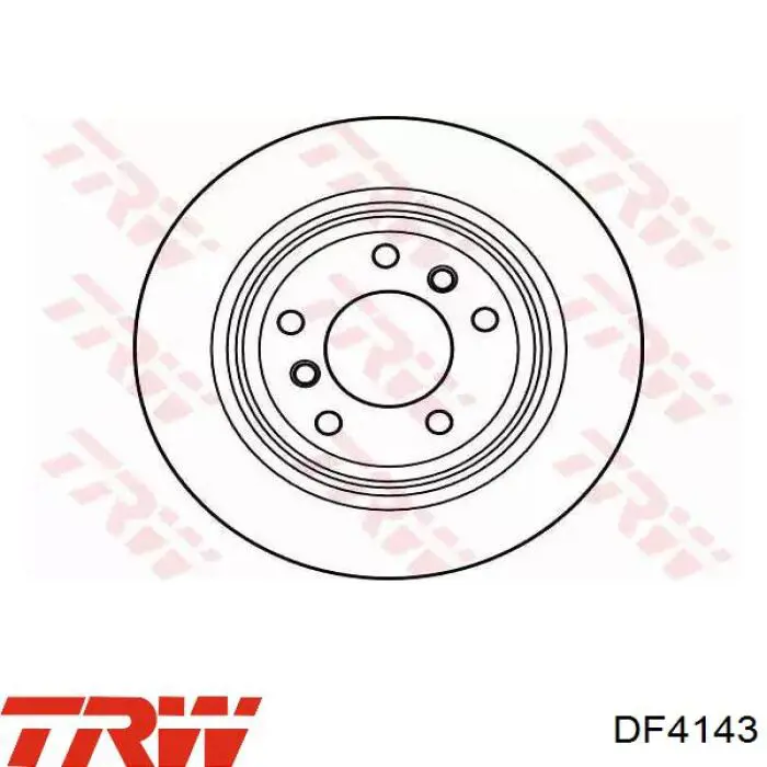 DF4143 TRW тормозные диски