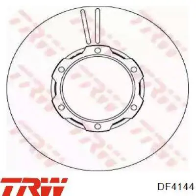 Передние тормозные диски DF4144 TRW