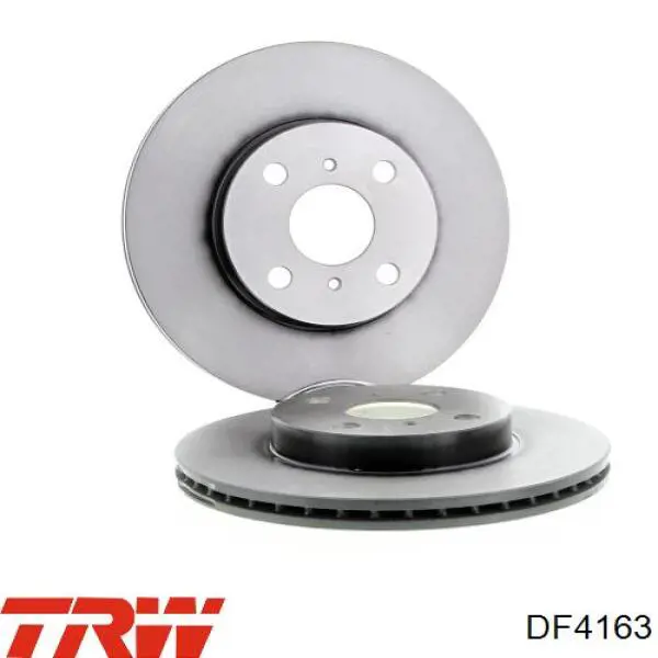 Передние тормозные диски DF4163 TRW