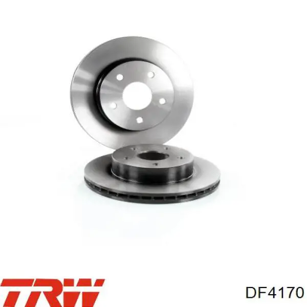 DF4170 TRW диск тормозной передний