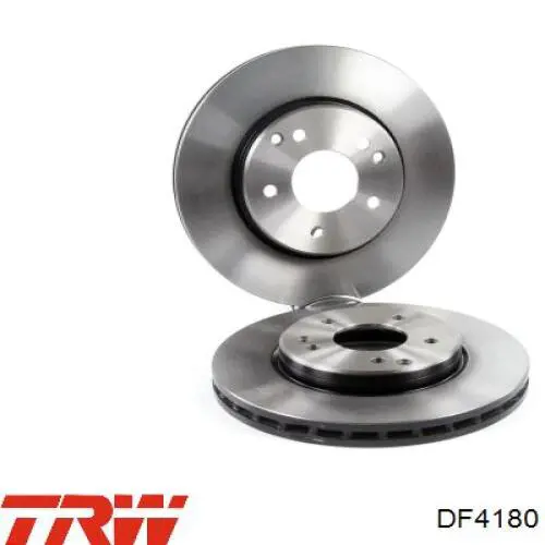 Передние тормозные диски DF4180 TRW