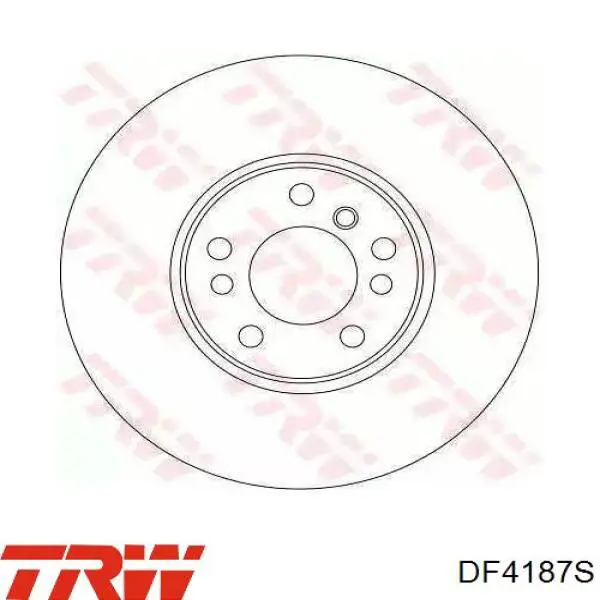DF4187S TRW диск тормозной передний