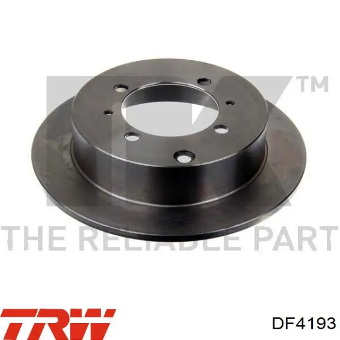 Задний дисковый тормоз TRW DF4193