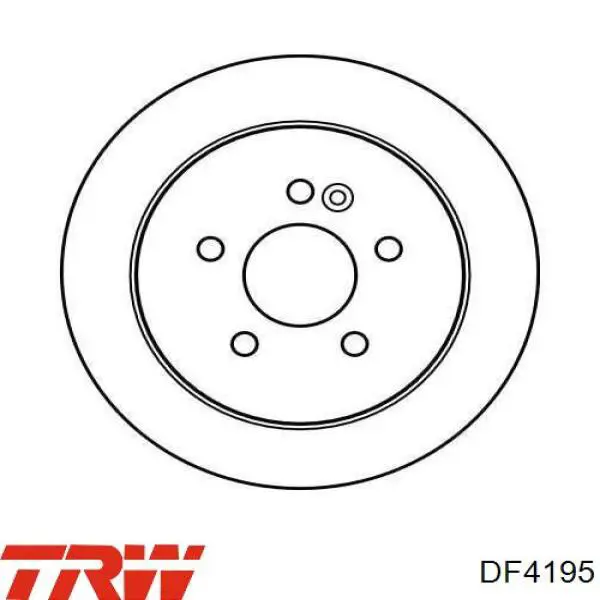 Тормозные диски DF4195 TRW