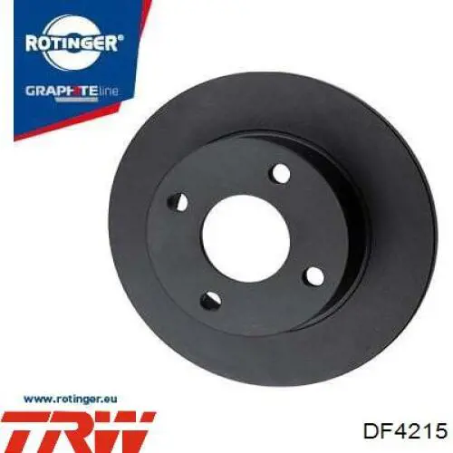 Тормозные диски DF4215 TRW