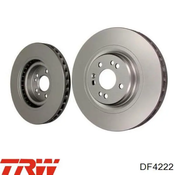 Передние тормозные диски DF4222 TRW