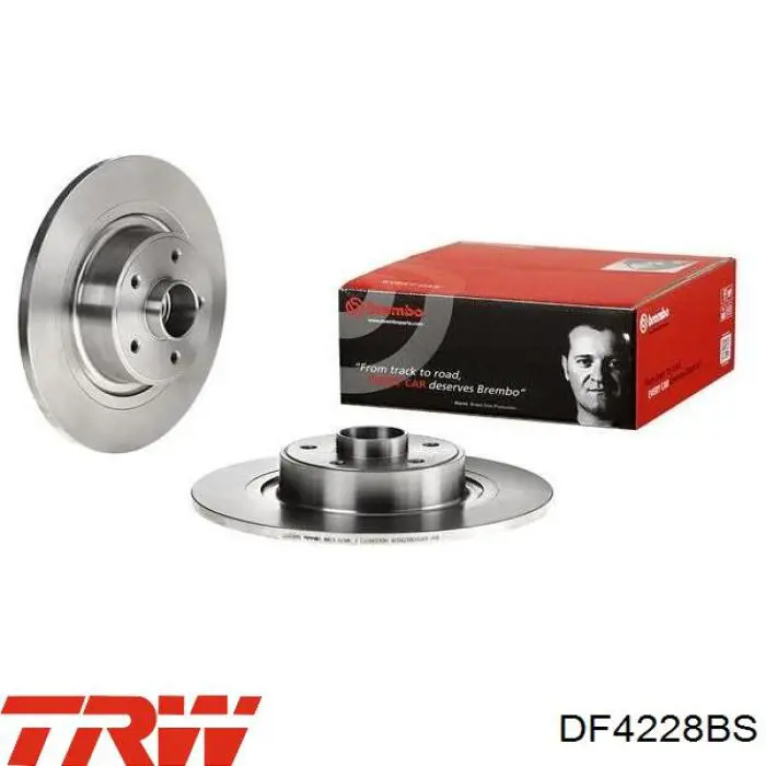 Тормозные диски DF4228BS TRW