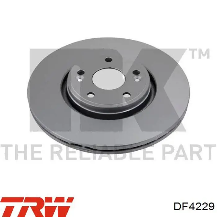 Тормоз дисковый передний TRW DF4229 цена, от 50.37 USD
