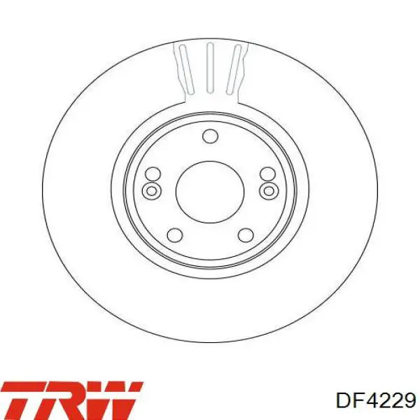 Купить DF4229 TRW Ротор тормозной