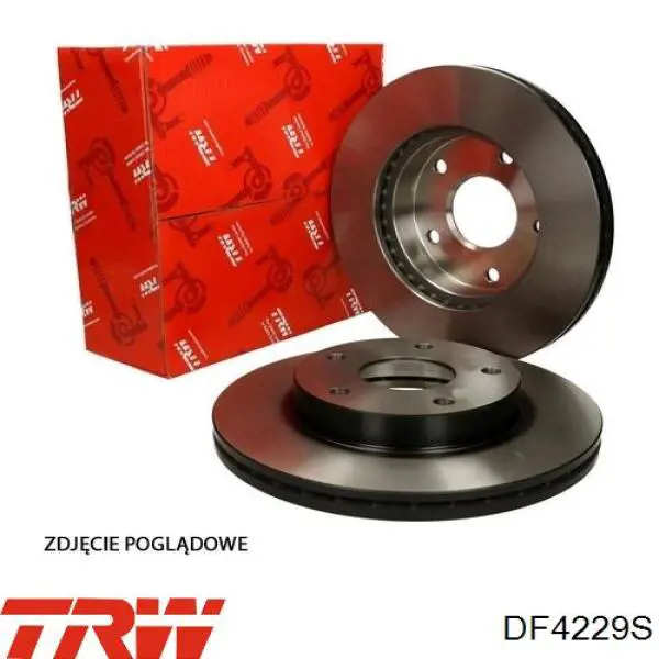 Передние тормозные диски DF4229S TRW