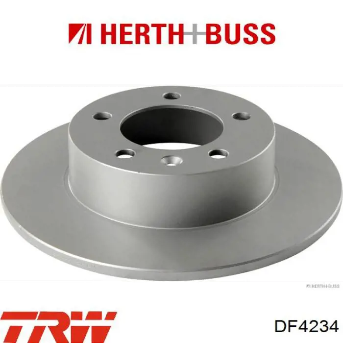 Задний тормозной диск TRW DF4234 цена, от 39.43 USD