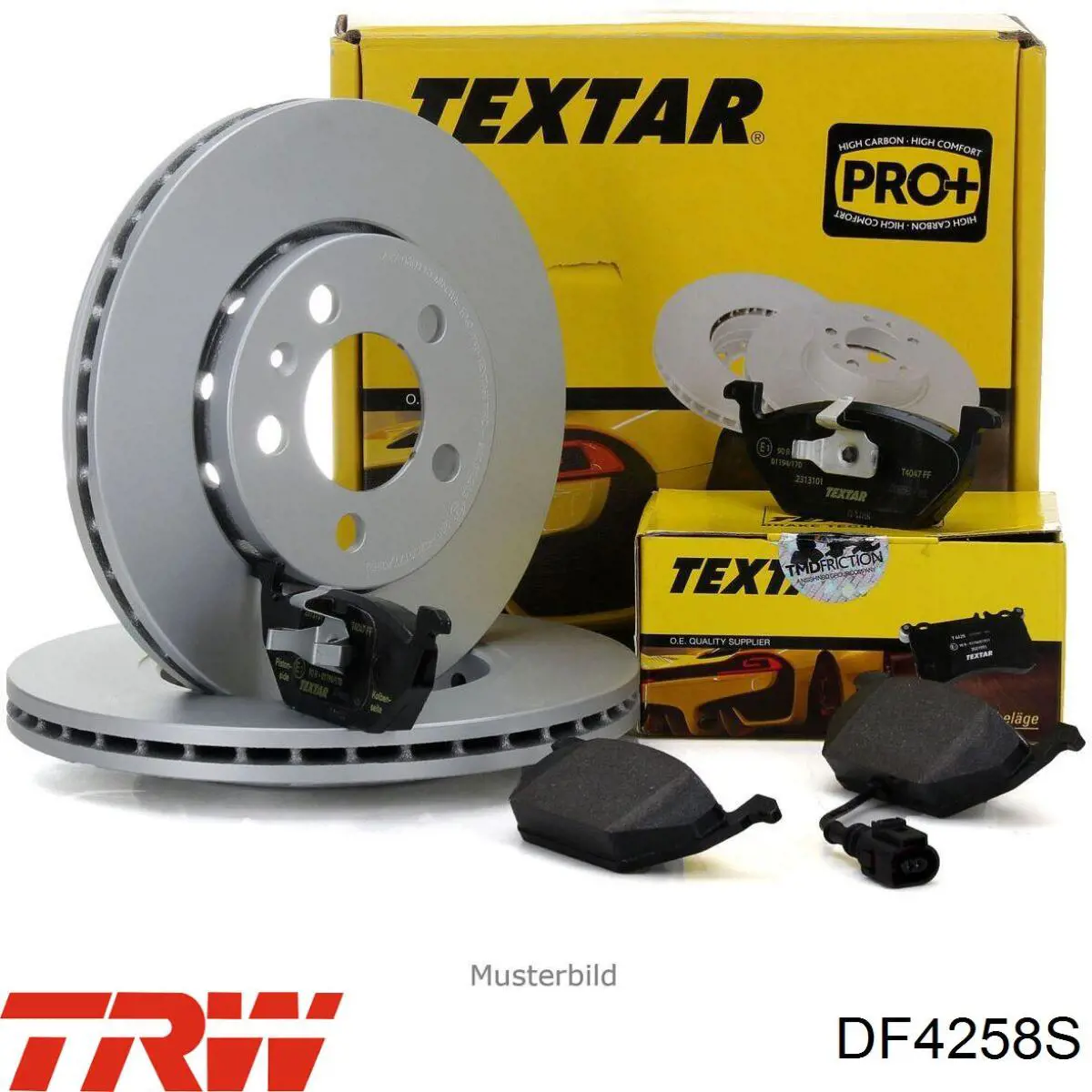 Тормоз дисковый передний TRW DF4258S цена, от 79.75 USD