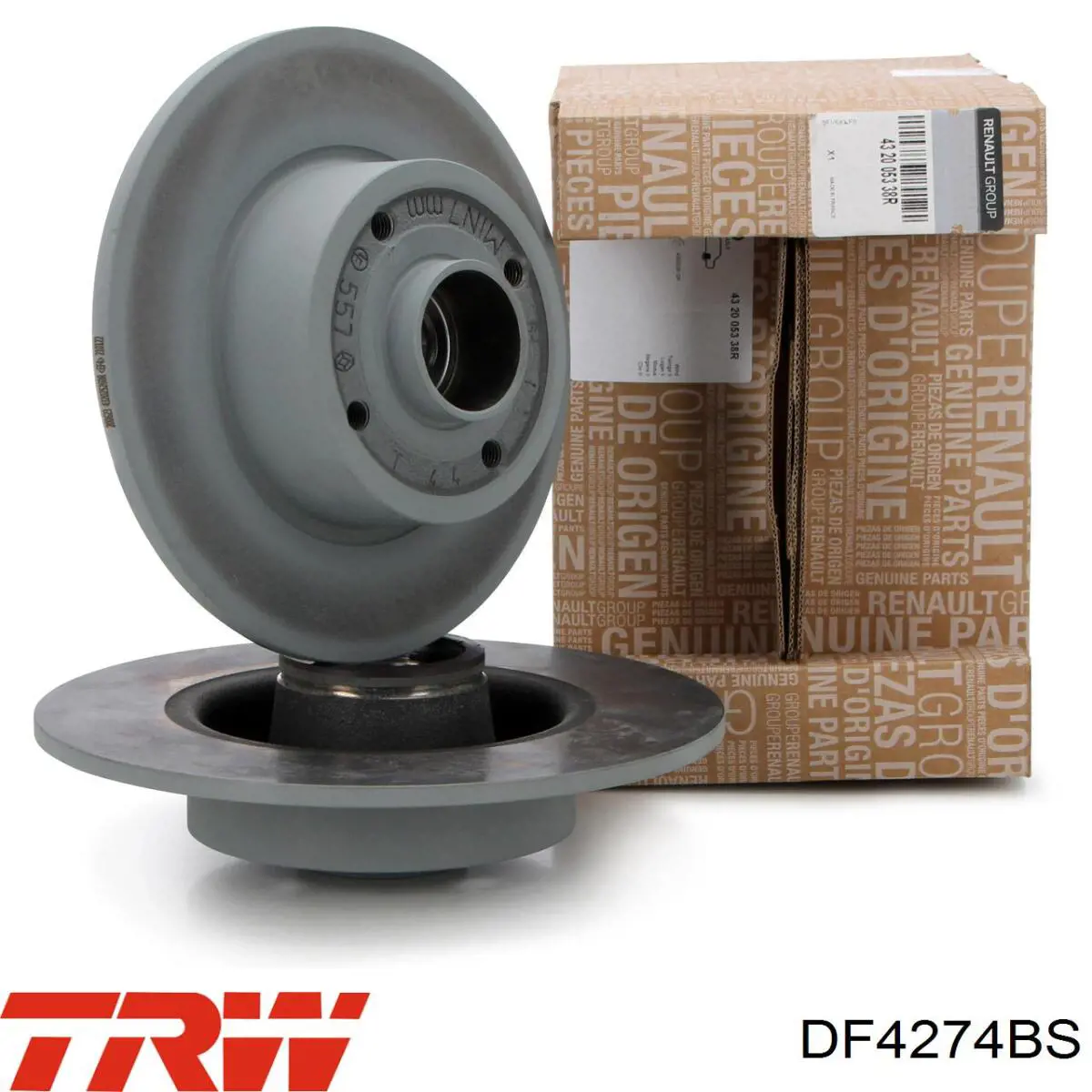 Тормозные диски DF4274BS TRW
