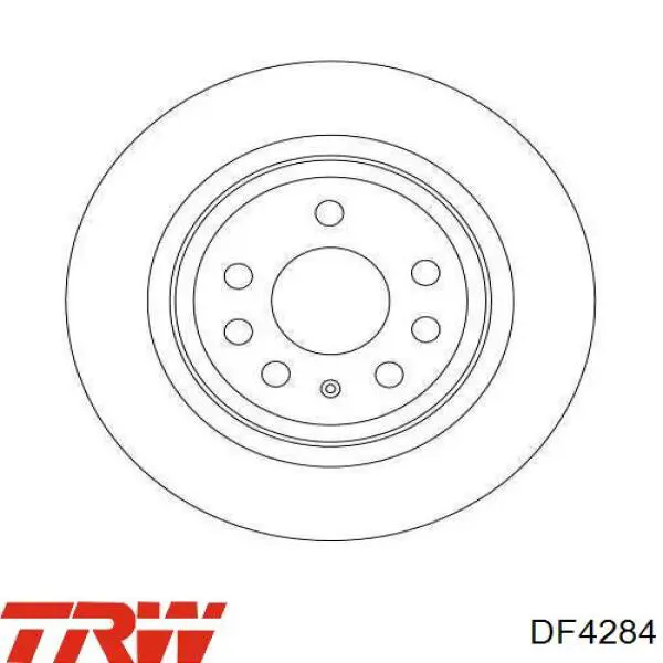 Купить DF4284 TRW Диск тормозной задний