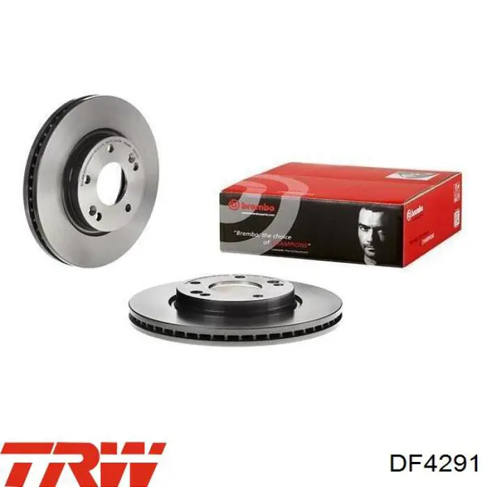 Передние тормозные диски DF4291 TRW