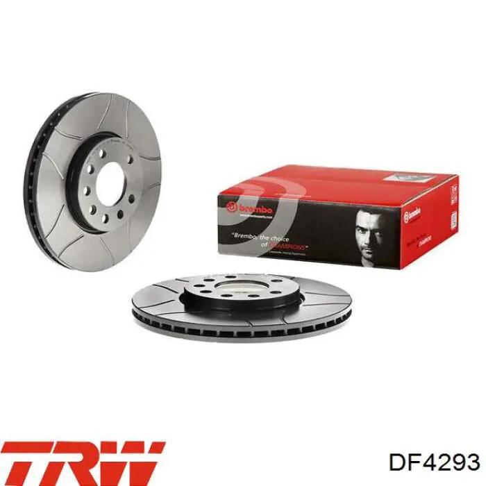 Передние тормозные диски DF4293 TRW