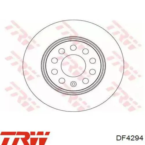 Диск гальмівний передній DF4294 TRW