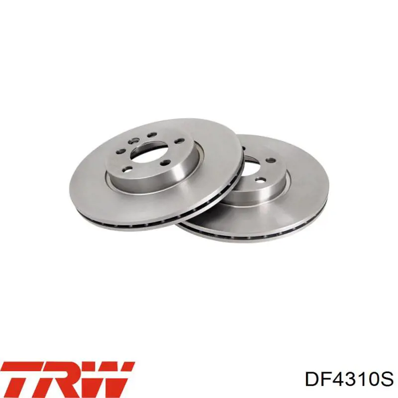 Передние тормозные диски DF4310S TRW