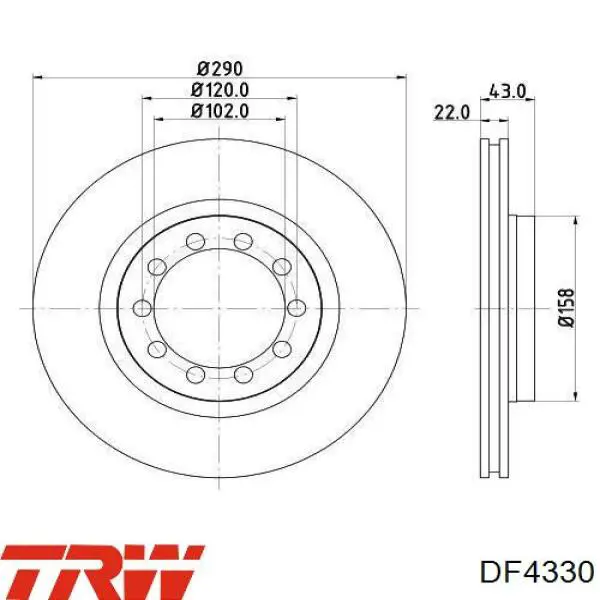 Купить GP5010260604 GP Ротор тормозной