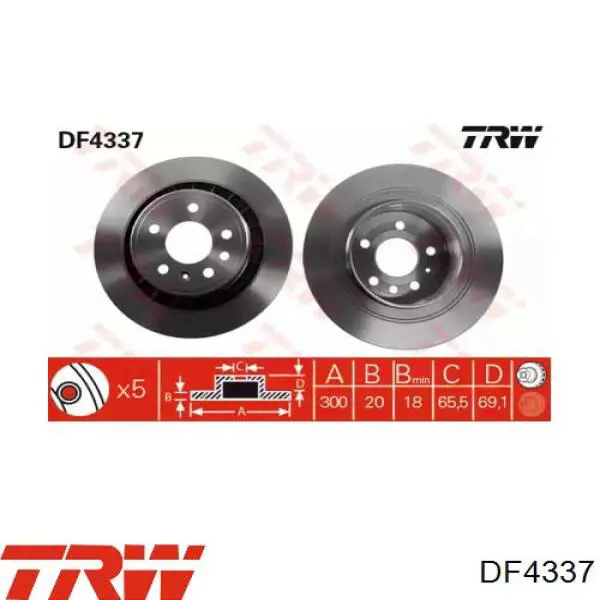 Задний дисковый тормоз Febi 43812