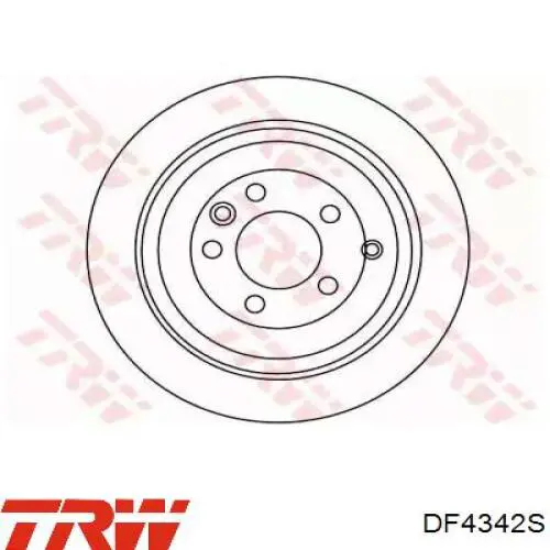 DF4342S TRW тормозные диски