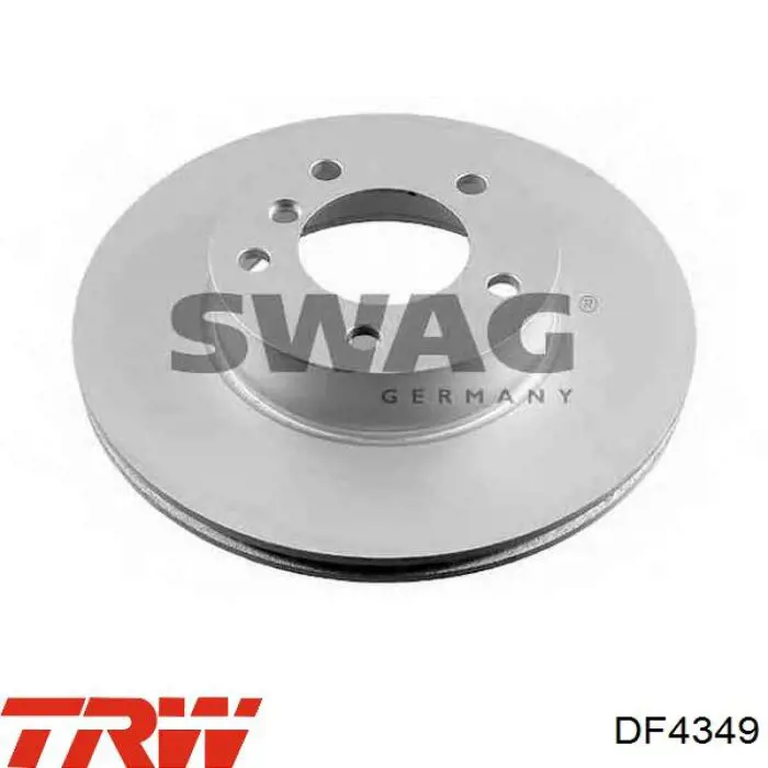 Тормоз дисковый передний TRW DF4349 цена, от 68.91 USD