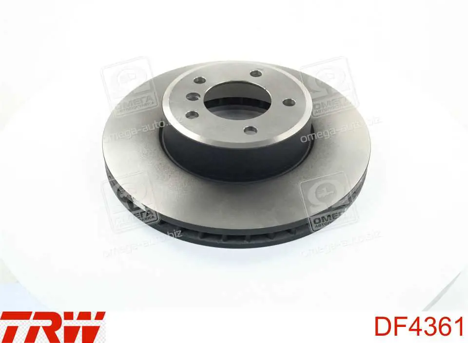 DF4361 TRW диск тормозной передний