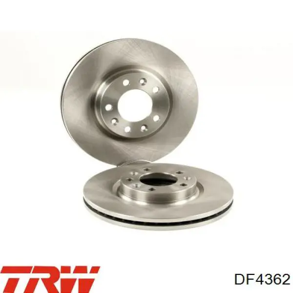 Передние тормозные диски DF4362 TRW