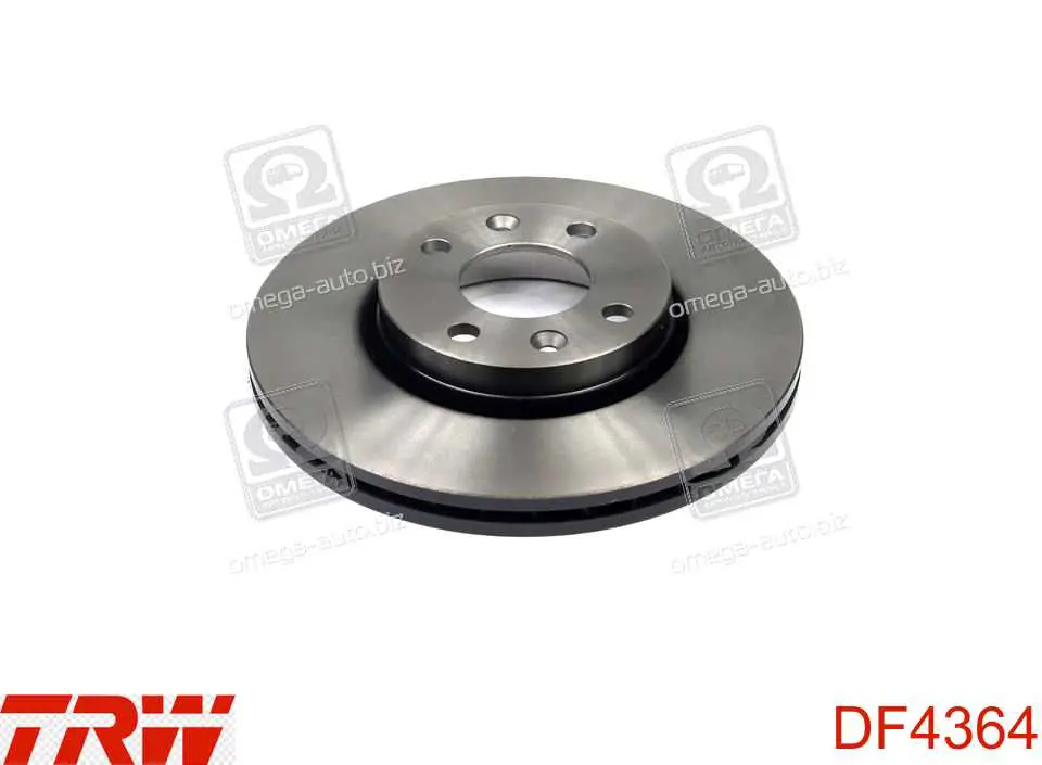 Диск тормозной передний TRW DF4364