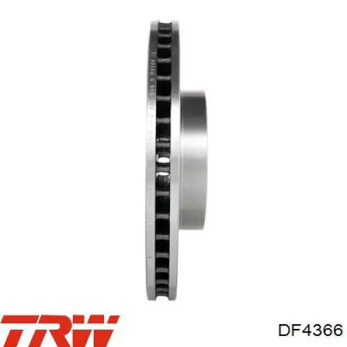 Передние тормозные диски DF4366 TRW