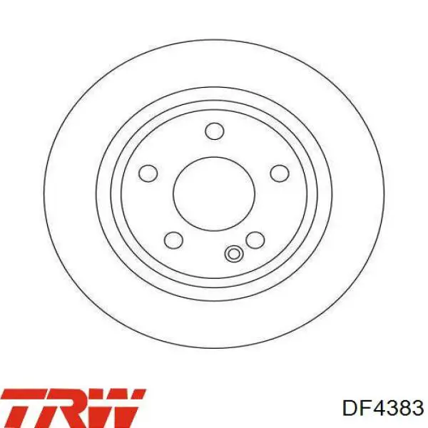 Купить DF4383 TRW Ротор тормозной