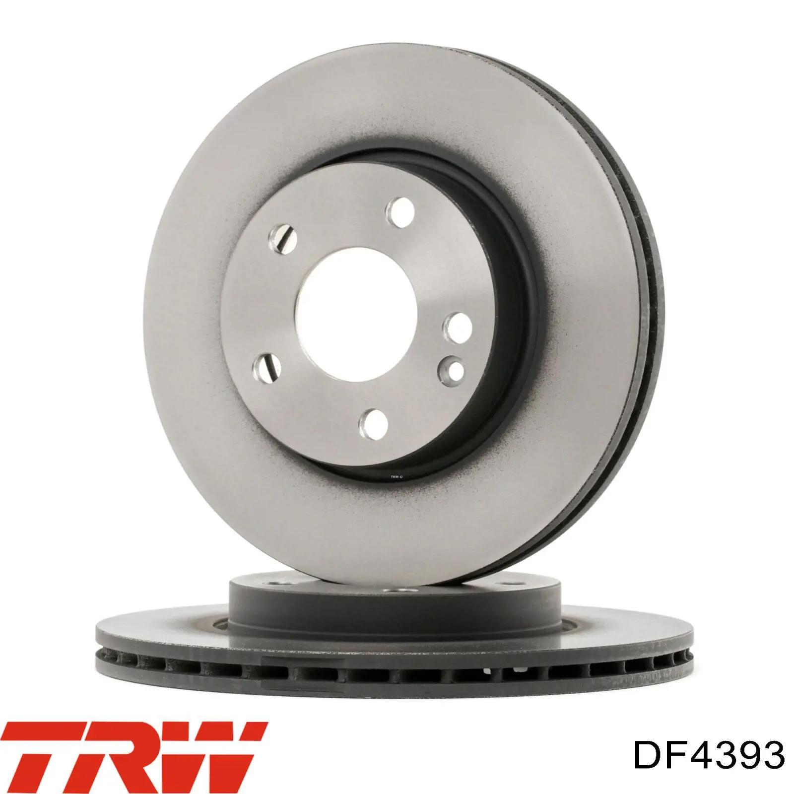 DF4393 TRW диск тормозной передний