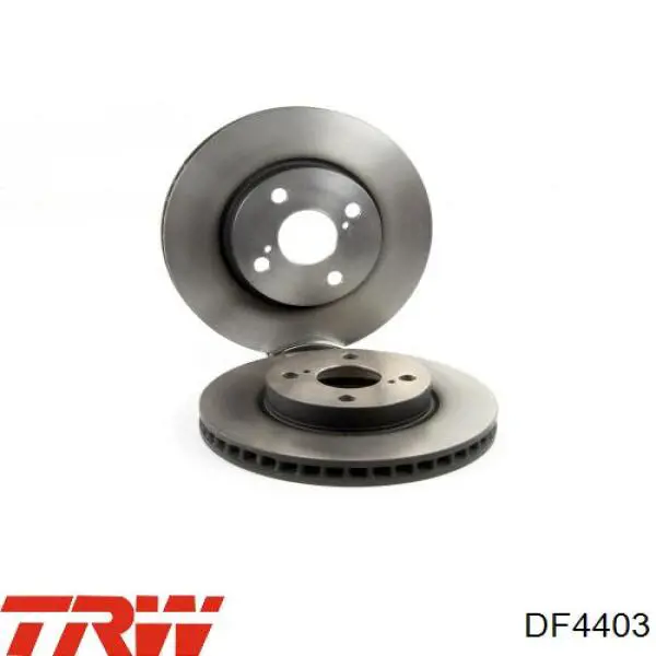 Передние тормозные диски DF4403 TRW