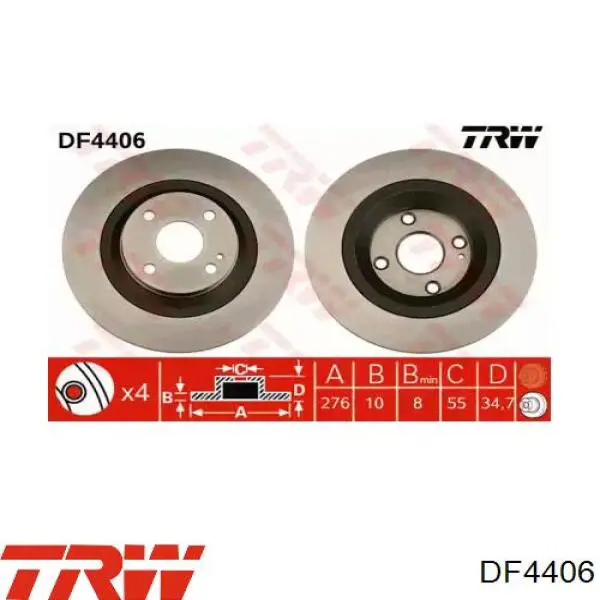 Задний тормозной диск Febi 108633 цена, от 33.54 USD
