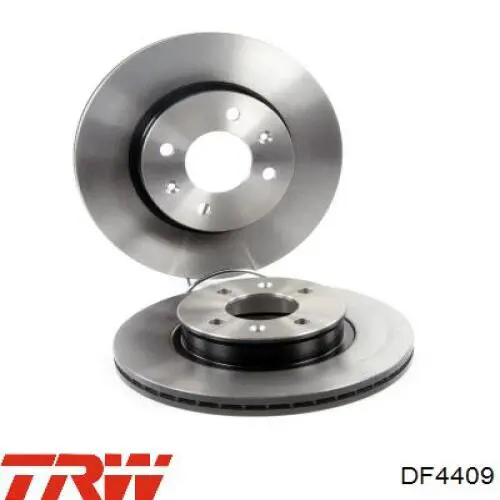 Передние тормозные диски DF4409 TRW