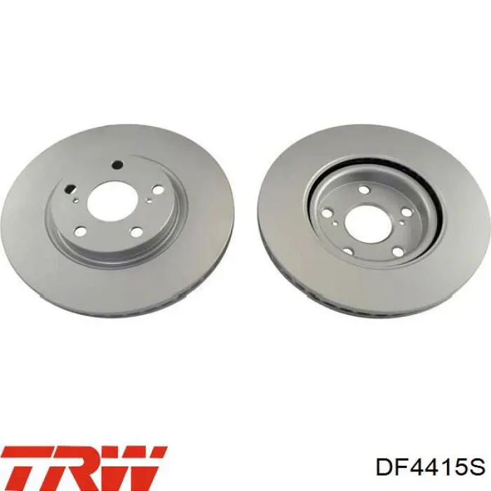 Передние тормозные диски DF4415S TRW
