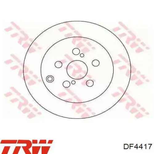 Задний дисковый тормоз TRW DF4417