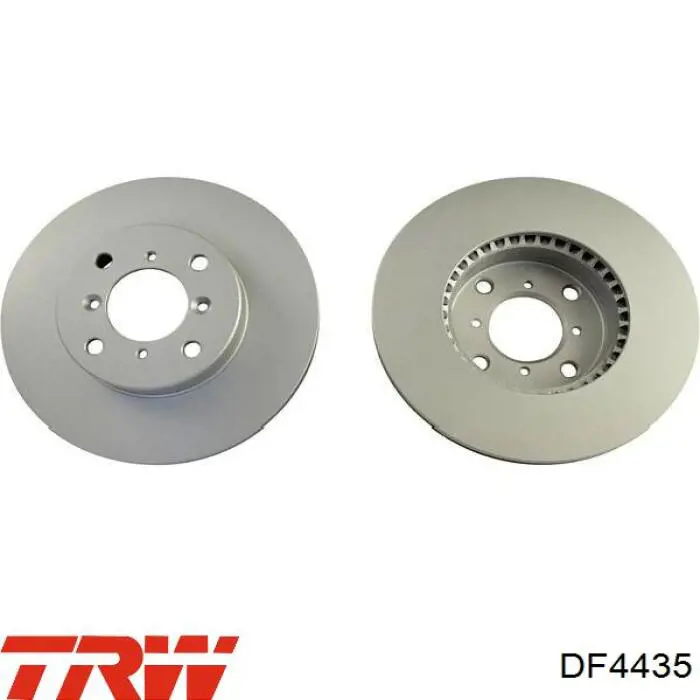 Передние тормозные диски DF4435 TRW