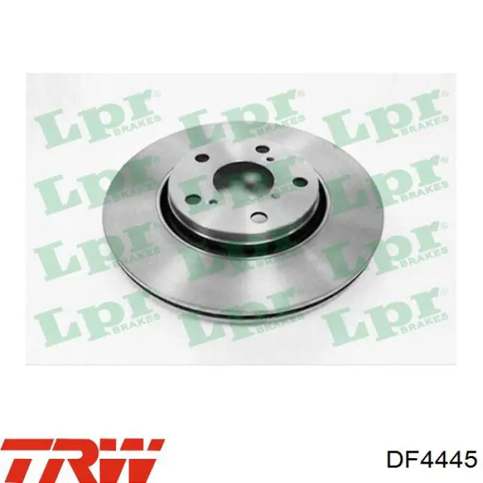Передние тормозные диски DF4445 TRW