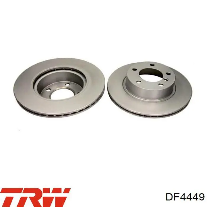 Передние тормозные диски DF4449 TRW