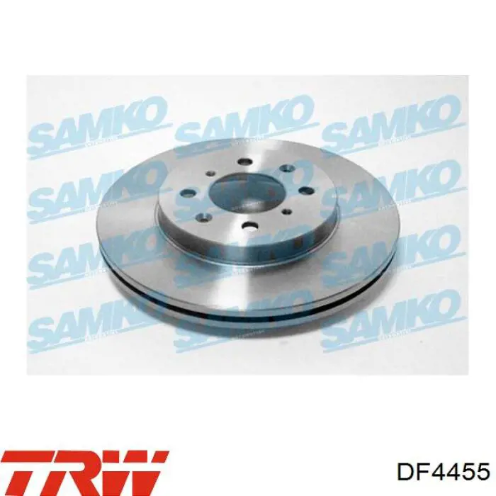 Передние тормозные диски DF4455 TRW
