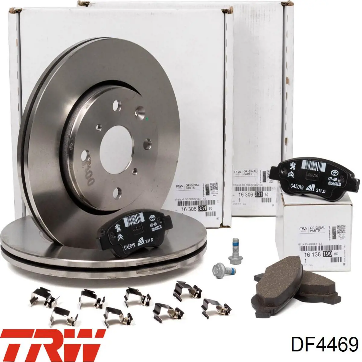 Тормоз дисковый передний TRW DF4469 цена, от 33.52 USD